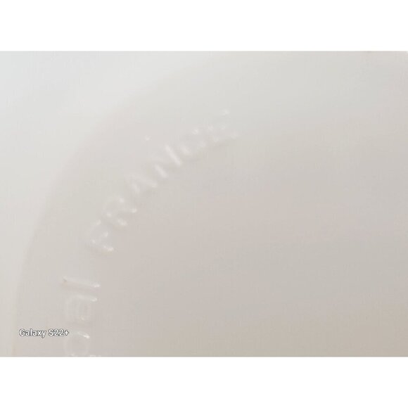 Arcopal France Demitasse Cups & Saucers Set Of 4 White With Blue Floral Design - Picture 10 of 11